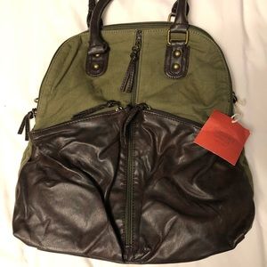 Army green purse